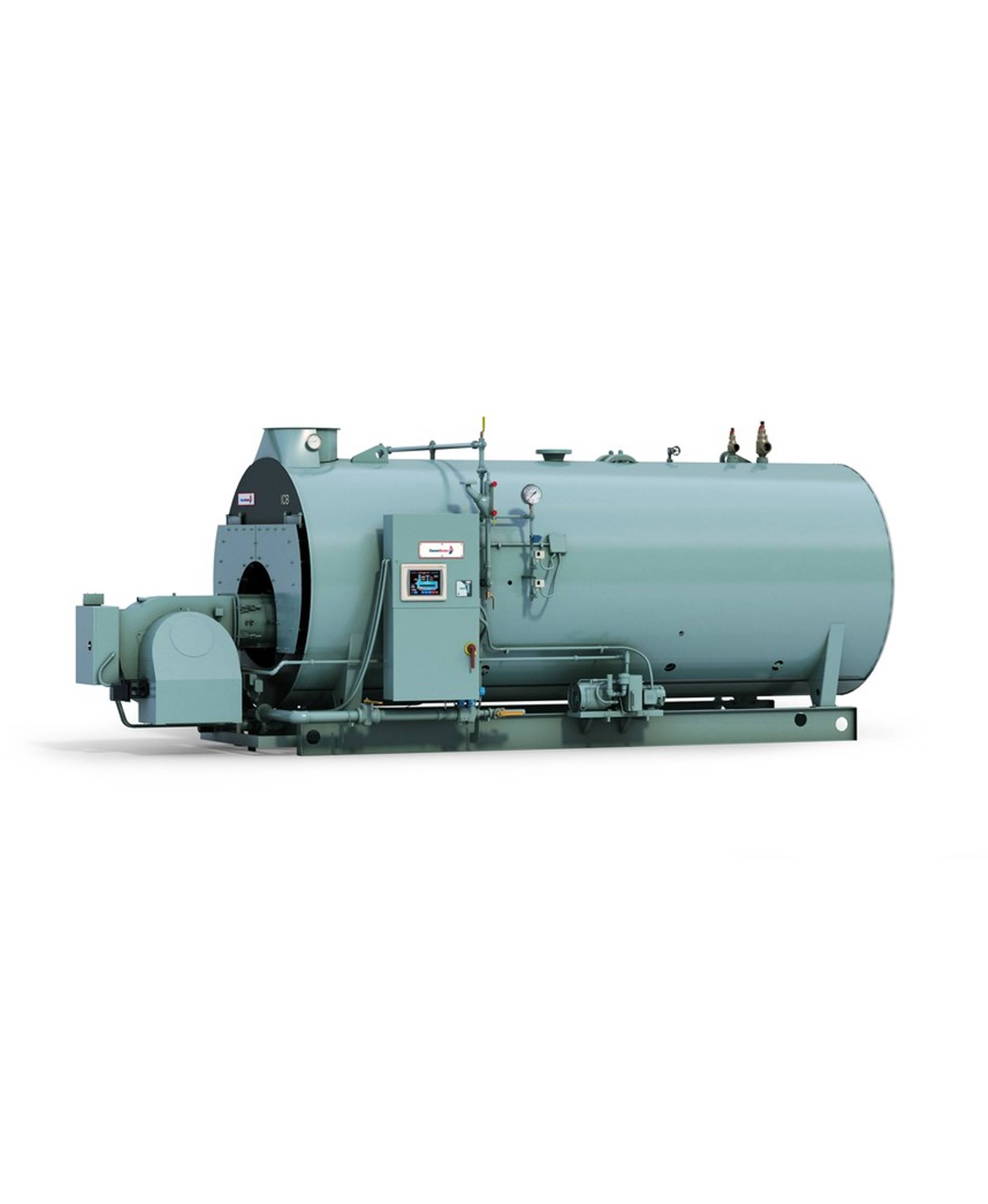 ICB Firetube Boiler Model ICB-700-100-150ST-3P, 100HP 150PSI NG FIRED