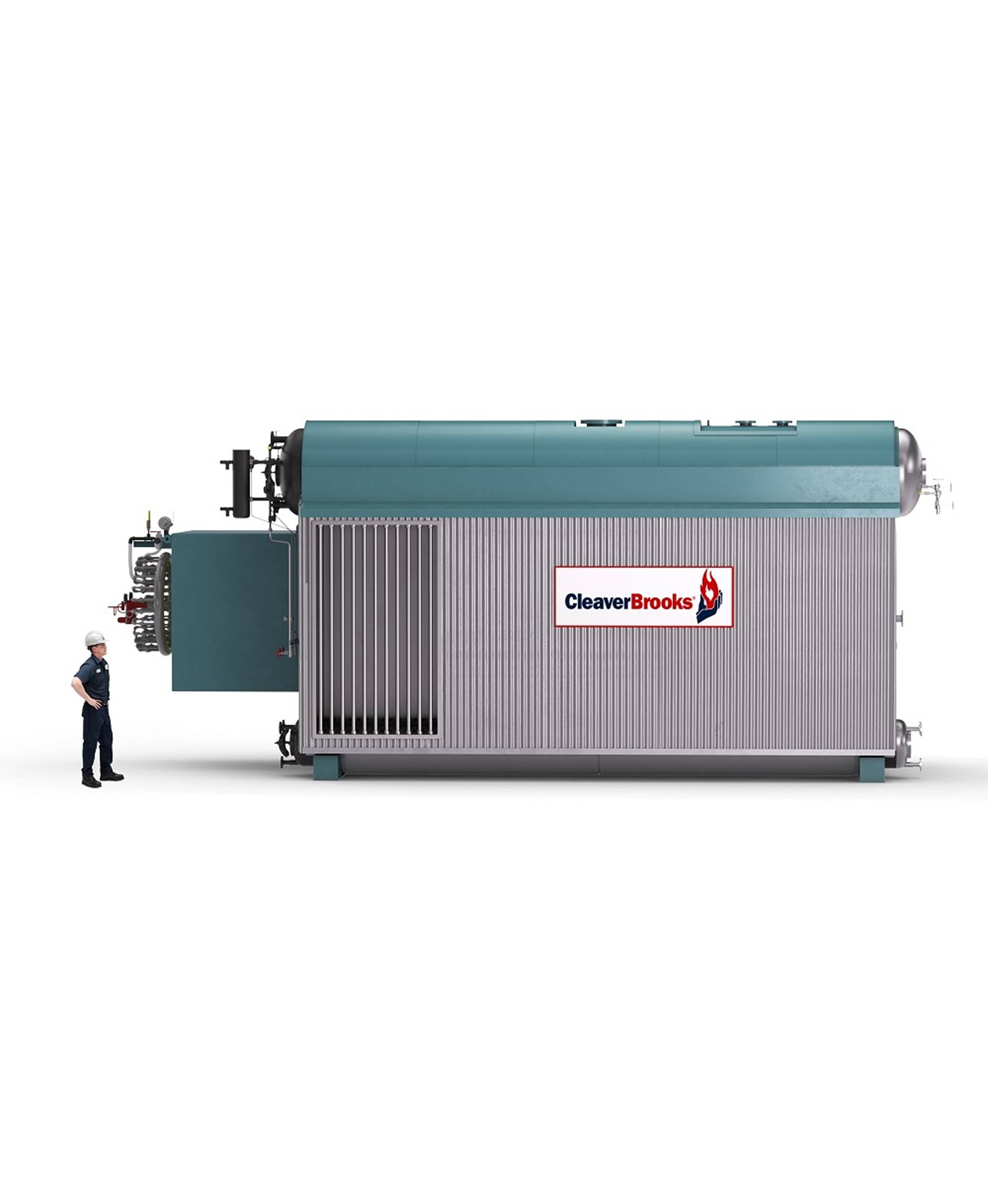D-Type Watertube Boiler Model NB-200D-40, 15TPH 450PSI NG FIRED